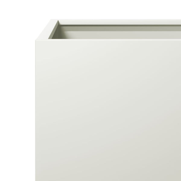 Weiße Pflanzkübel 30x30, 2er Set