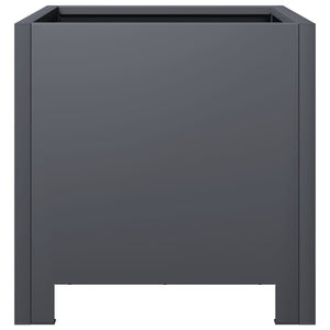 Pflanzkübel 2er Set Anthrazit 30x30x30 cm