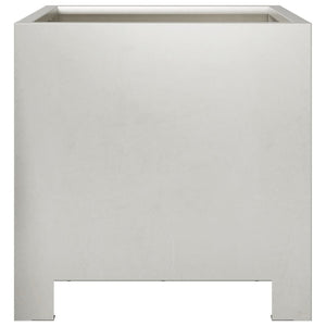 Edelstahl Pflanzkübel 30x30x30 cm, 2er-Set