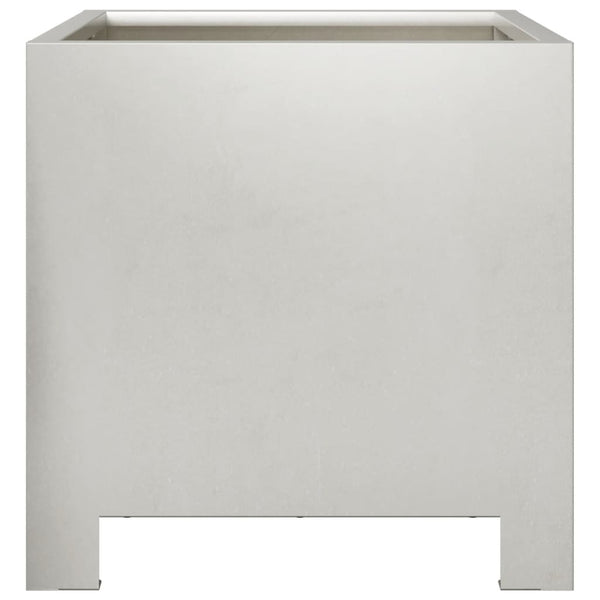 Edelstahl Pflanzkübel 30x30x30 cm, 2er-Set