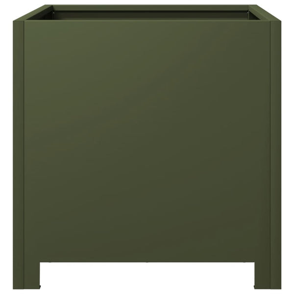 Pflanzkübel Olivgrün 2er Set 40x40