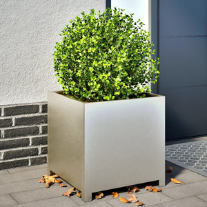 Edelstahl Pflanzkübel 50x50x50 cm