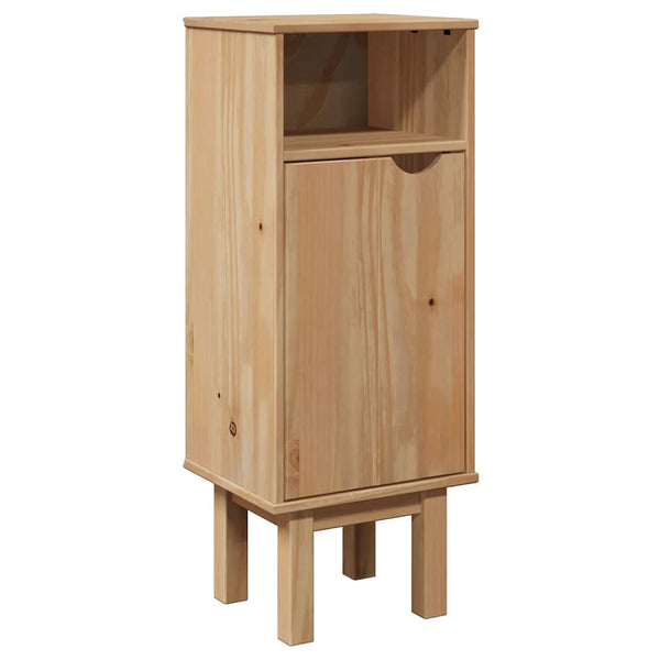Badschrank Kiefer Massivholz 35x30x90 cm