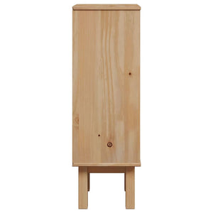 Badschrank Kiefer Massivholz 35x30x90 cm