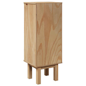 Badschrank Kiefer Massivholz 35x30x90 cm