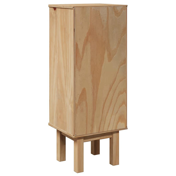 Badschrank Kiefer Massivholz 35x30x90 cm