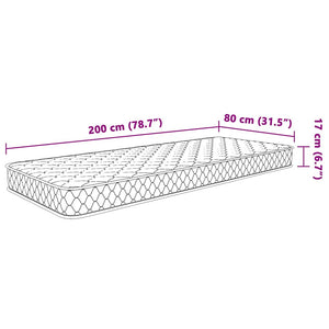 Memory Schaum Matratze 80x200 Weich