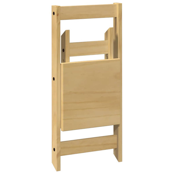 Klappbare Esszimmerstühle 4er Set, Wachsbraun