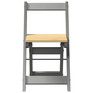 Klappbare Esszimmerstühle 4er Set Grau Kiefer