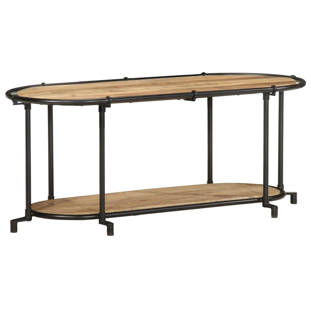 vidaXL Meuble TV 100x42x40 cm Bois de manguier brut
