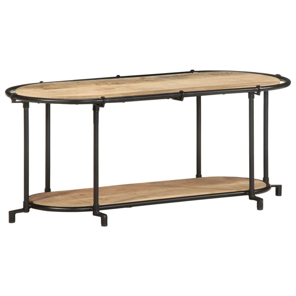 vidaXL Meuble TV 100x42x40 cm Bois de manguier brut