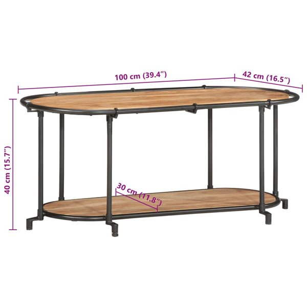 TV-Schrank Akazie Massivholz 100cm