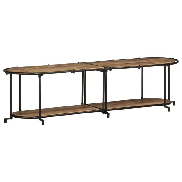 TV-Regal aus Mangoholz, 160 cm