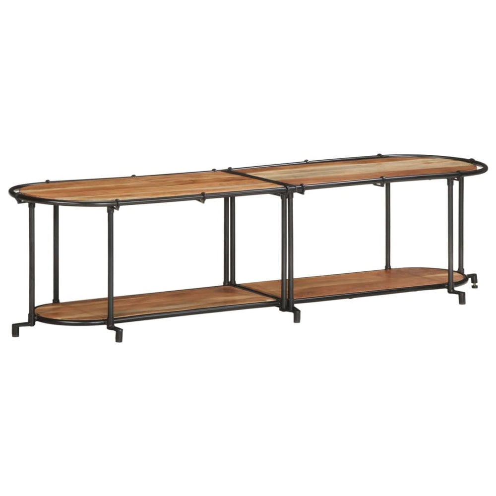 TV-Regal Akazie Massivholz 160 cm