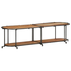 TV-Regal Akazie Massivholz 160 cm