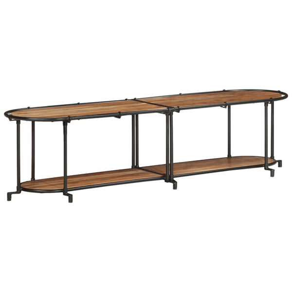 TV-Regal Akazie Massivholz 160 cm