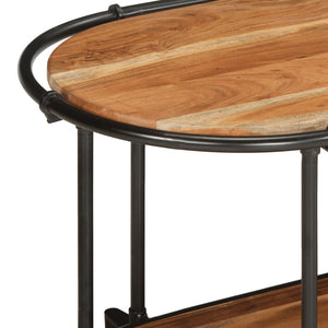 TV-Regal Akazie Massivholz 160 cm