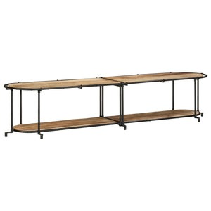 TV-Regal aus Mangoholz, 200 cm