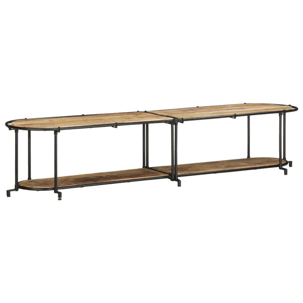 TV-Regal aus Mangoholz, 200 cm