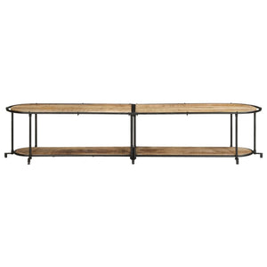 TV-Regal aus Mangoholz, 200 cm