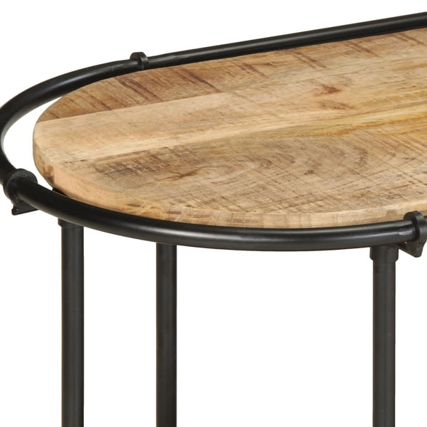 TV-Regal aus Mangoholz, 200 cm