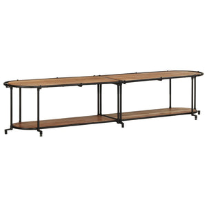 TV-Regal Akazie Massivholz 200 cm