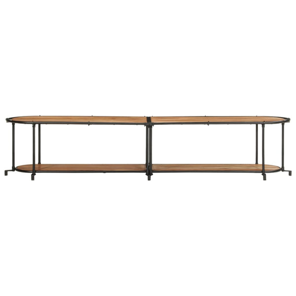 TV-Regal Akazie Massivholz 200 cm