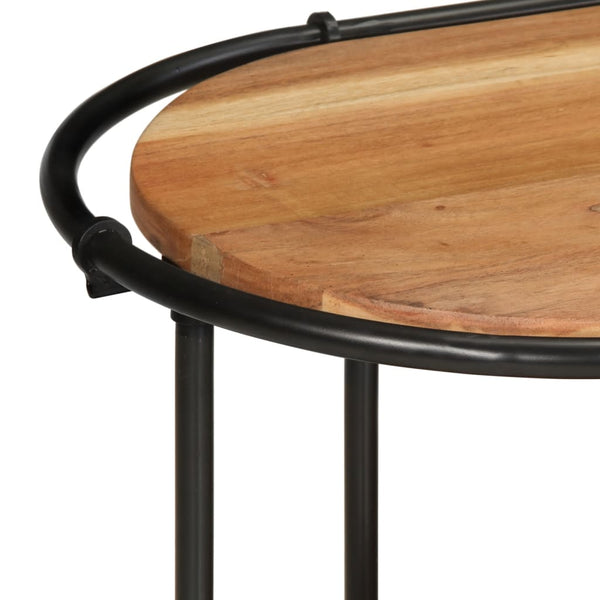 TV-Regal Akazie Massivholz 200 cm