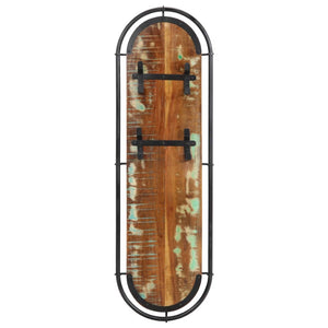 Wandgarderobe Altholz 4 Haken, 2er Set
