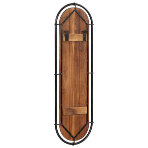 Wandgarderobe Altholz 4 Haken, 2er Set