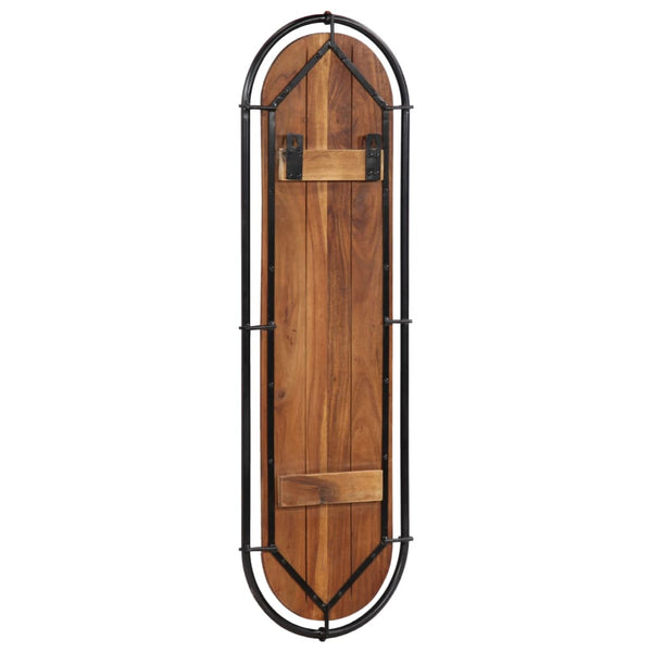 Wandgarderobe Altholz 4 Haken, 2er Set