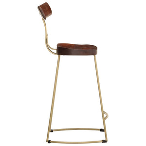 Barhocker 2er Set Mango Massivholz