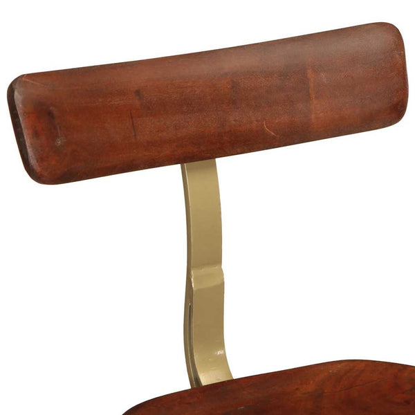 Barhocker 2er Set Mango Massivholz