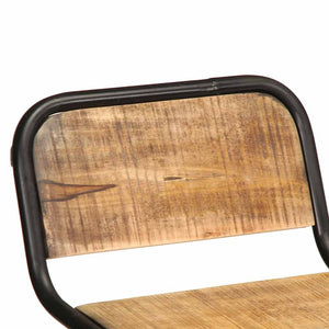 Barhocker 4er Set Mango Massivholz