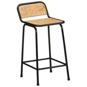 Barhocker 4er Set Mango Massivholz