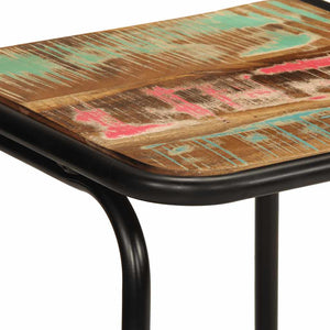 Barhocker 2er Set Altholz Massivholz