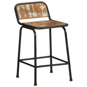 Barhocker 4er Set Altholz Massivholz