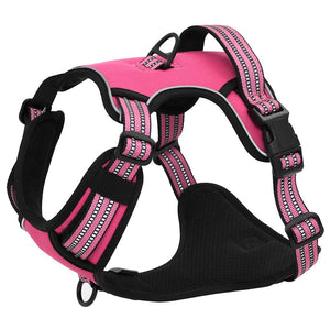 Reflektierendes Hundegeschirr Rosa M