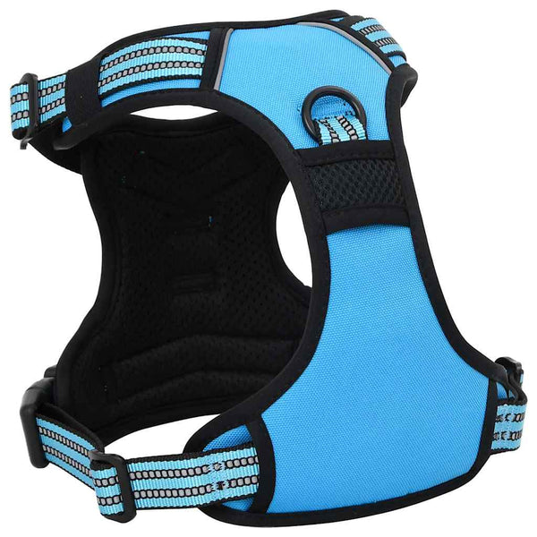 Reflektierendes Hundegeschirr Blau Größe L