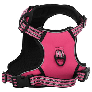 Reflektierendes Hundegeschirr Rosa L