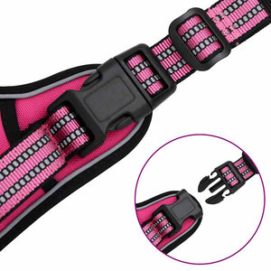 Reflektierendes Hundegeschirr Rosa L