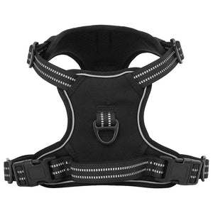 Hundegeschirr mit Leine & Halsband Schwarz S