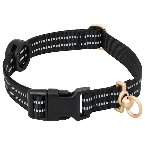 Hundegeschirr mit Leine & Halsband Schwarz S