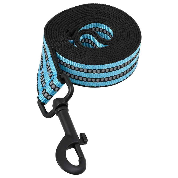 Verstellbares Hundegeschirr mit Leine & Halsband Blau M
