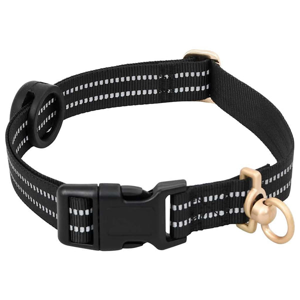 Hundegeschirr mit Leine & Halsband Schwarz XL