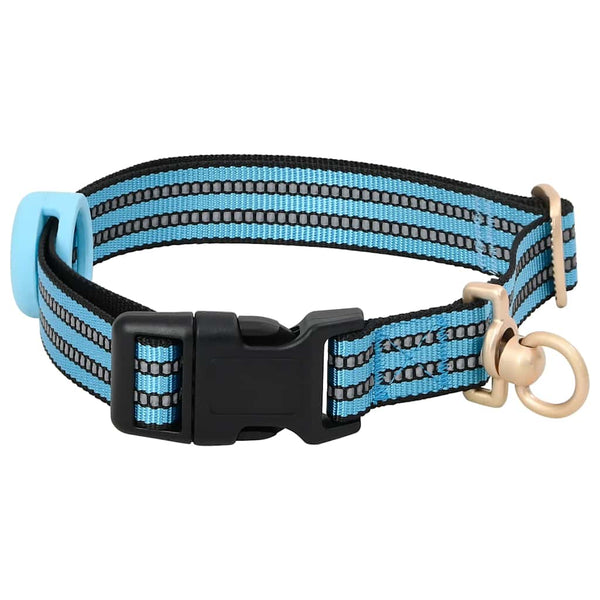 Hundegeschirr mit Leine & Halsband Blau XL