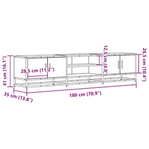 TV-Schrank Sonoma Eiche 180 cm