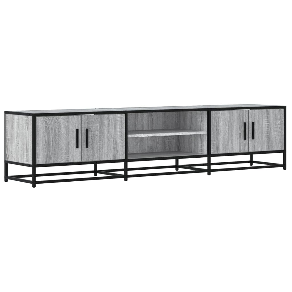 vidaXL Meuble TV gris Sonoma 180x35x41 cm Bois d'ingénierie