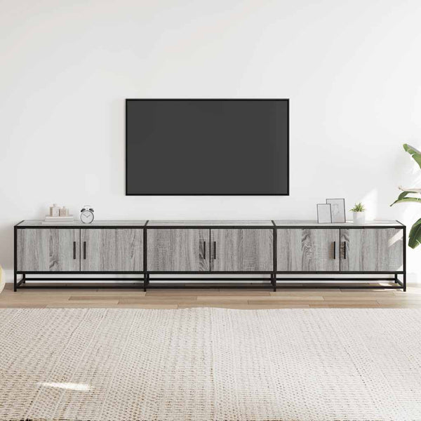 TV-Schrank Grau Sonoma 240 cm
