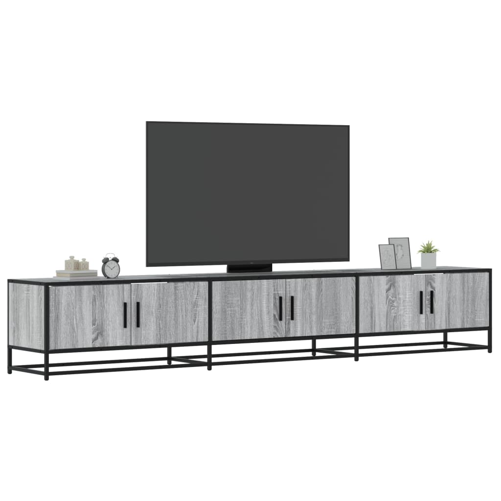 TV-Schrank Grau Sonoma 240 cm